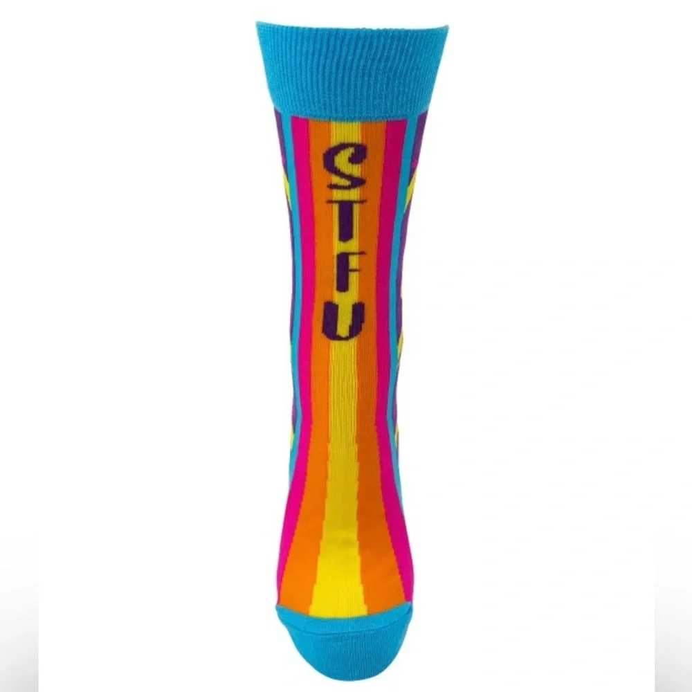 •STFU• Funny Novelty Crew Socks